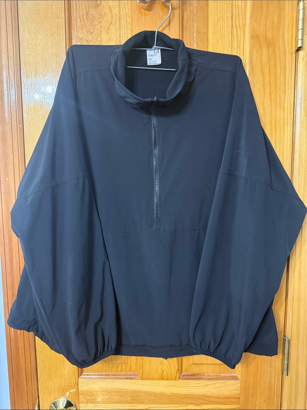 GAP Men’s Black Quarter-Zip Pullover Sweater
